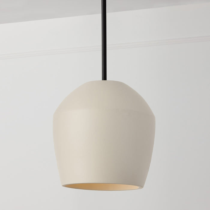 Capital Lighting 354212IV One Light Pendant, Terracotta Ivory (3)