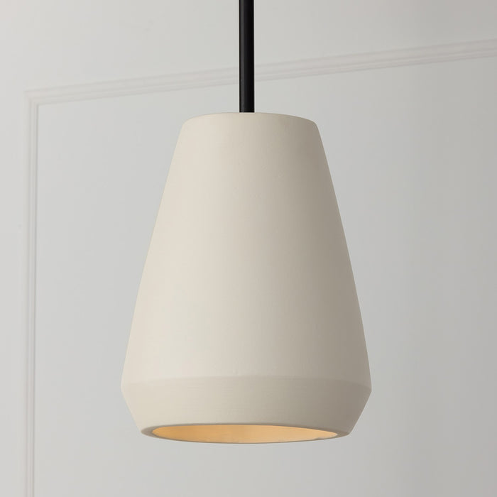 Capital Lighting 354213IV One Light Pendant, Terracotta Ivory (2)