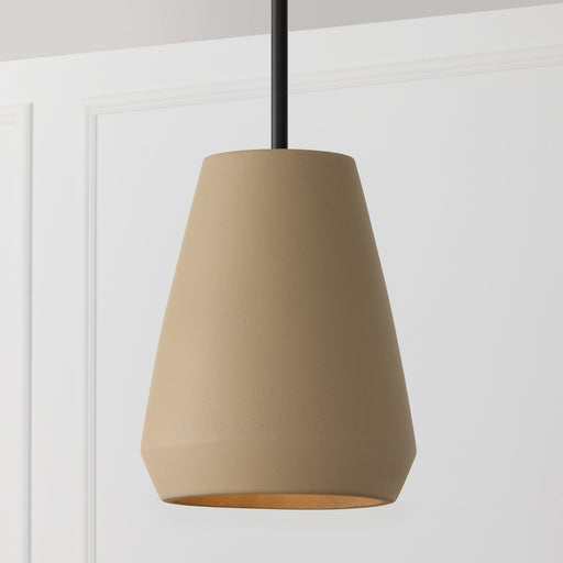 Capital Lighting 354213SN One Light Pendant, Terracotta Sand (2)