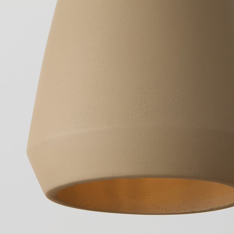 Capital Lighting 354213SN One Light Pendant, Terracotta Sand (3)