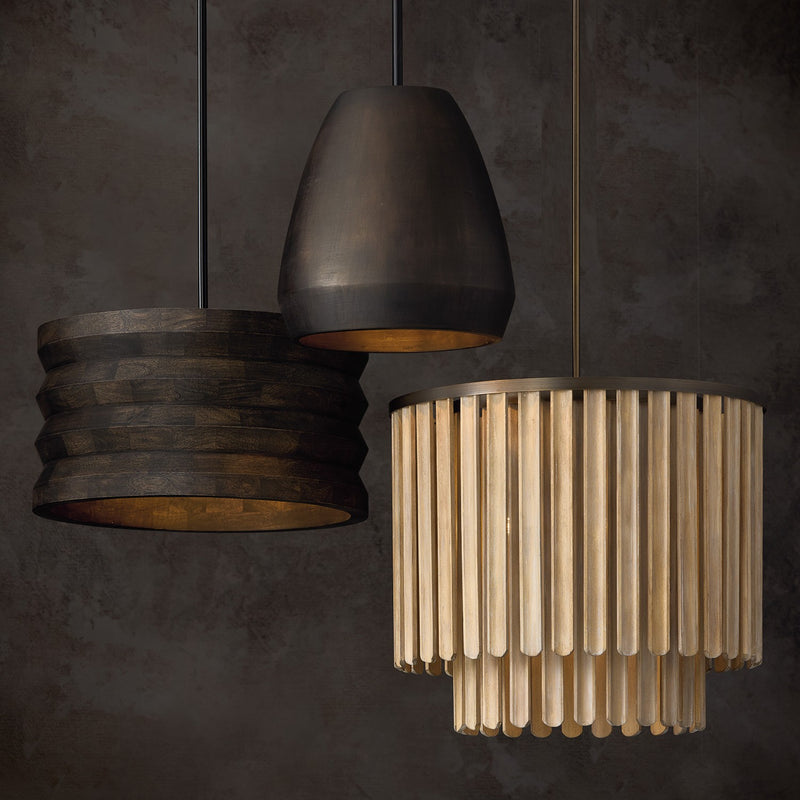 Capital Lighting 354041EB Four Light Pendant, Espresso Stain and Black (4)