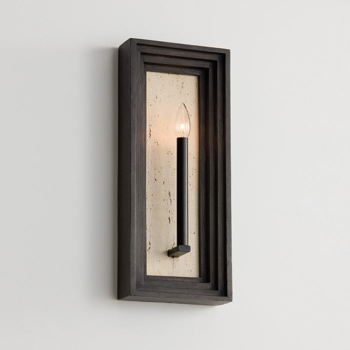 Capital Lighting 654011EB One Light Wall Sconce, Espresso Stain and Black (3)