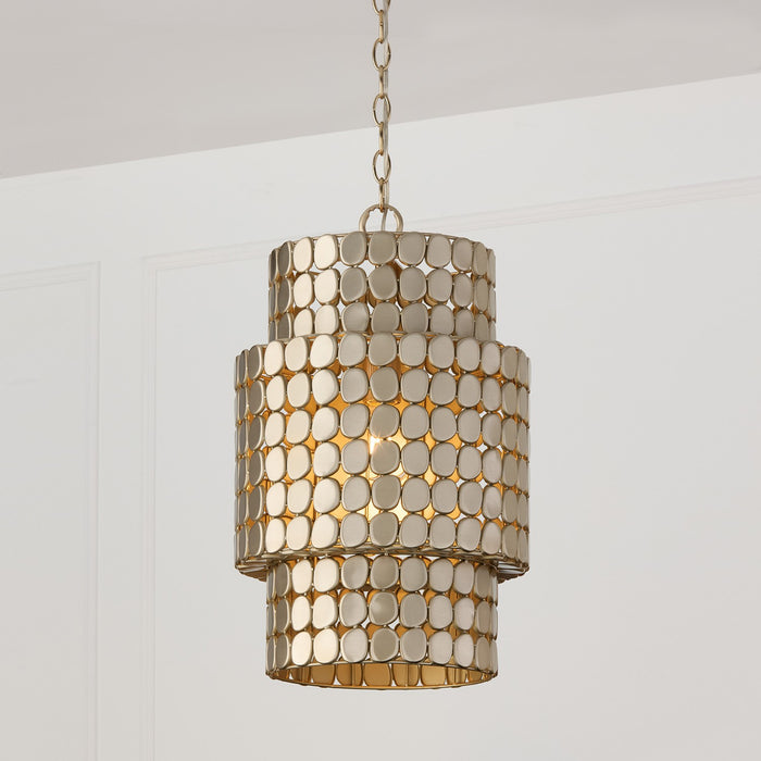 Capital Lighting 354111HB One Light Pendant, Champagne Brass (2)