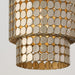 Capital Lighting 354111HB One Light Pendant, Champagne Brass (3)
