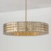 Capital Lighting 454141HB Four Light Chandelier, Champagne Brass (2)