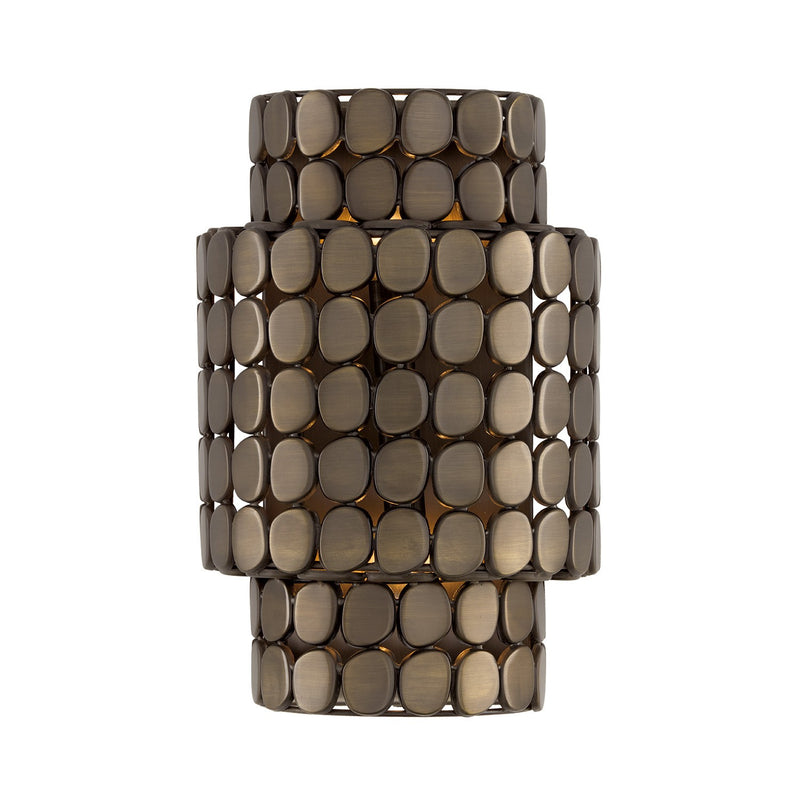 Capital Lighting 654121DR Two Light Wall Sconce, Dark Brass (2)