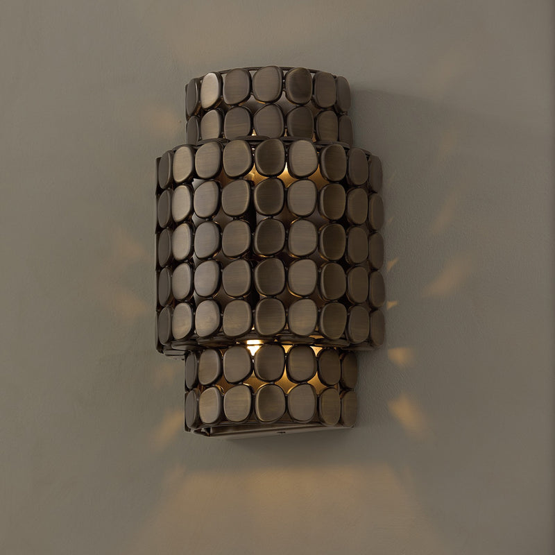 Capital Lighting 654121DR Two Light Wall Sconce, Dark Brass (4)