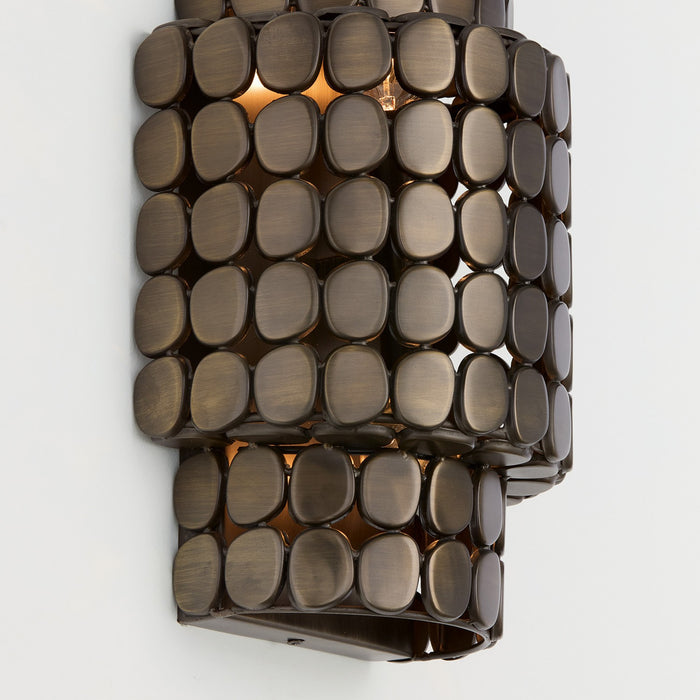 Capital Lighting 654121DR Two Light Wall Sconce, Dark Brass (6)