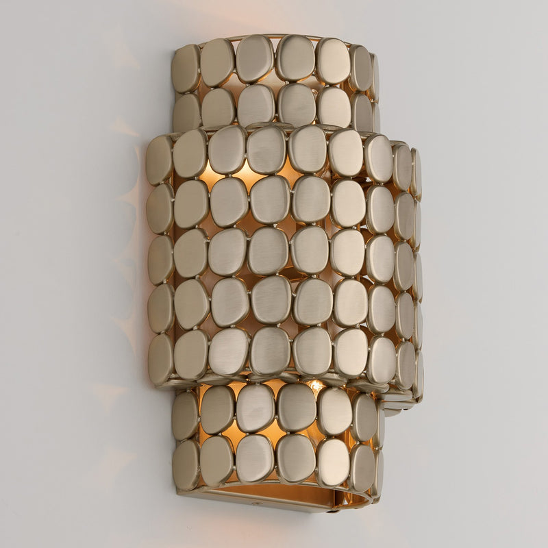 Capital Lighting 654121HB Two Light Wall Sconce, Champagne Brass (4)