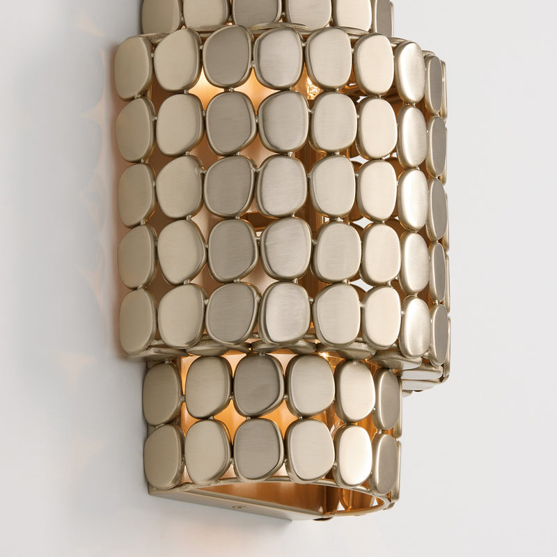Capital Lighting 654121HB Two Light Wall Sconce, Champagne Brass (5)