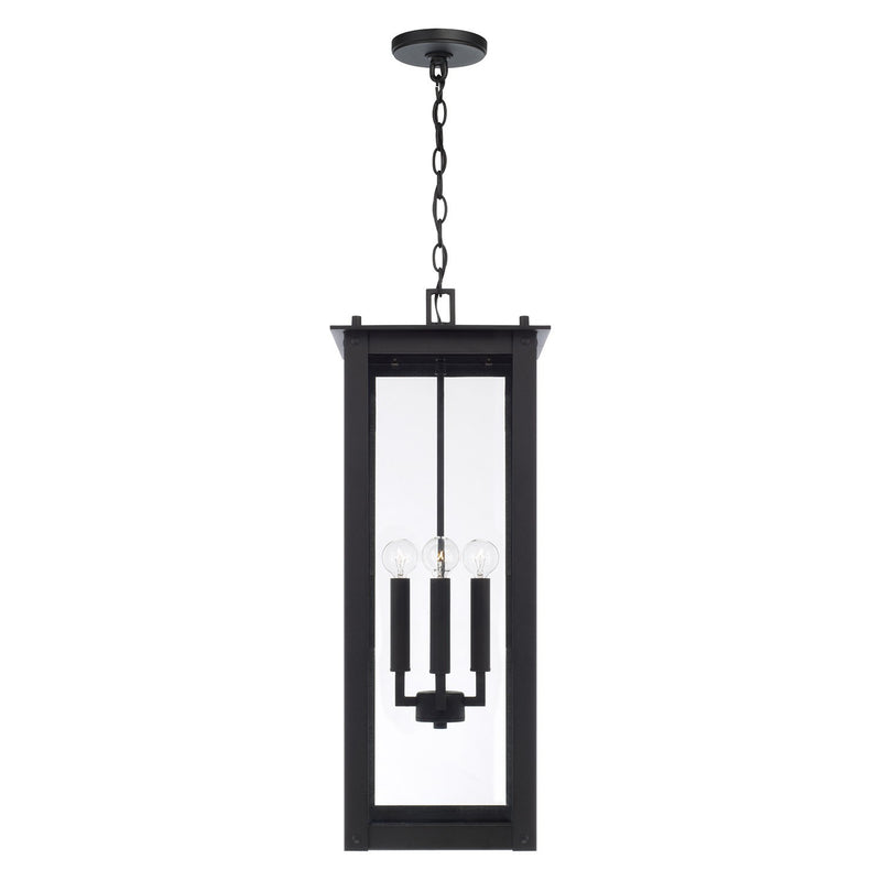 Capital Lighting 934644BK Four Light Outdoor Hanging Lantern, Black (2)
