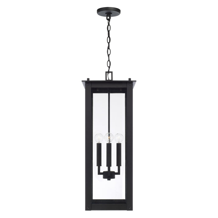 Capital Lighting 934644BK Four Light Outdoor Hanging Lantern, Black (2)