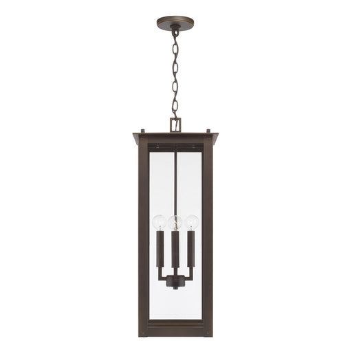 Capital Lighting 934644OZ Four Light Outdoor Hanging Lantern, Oiled Bronze (2)