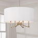Capital Lighting 357041MA Four Light Pendant, Matte Brass (3)