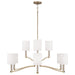 Capital Lighting 457091MA-715 Nine Light Chandelier, Matte Brass (2)