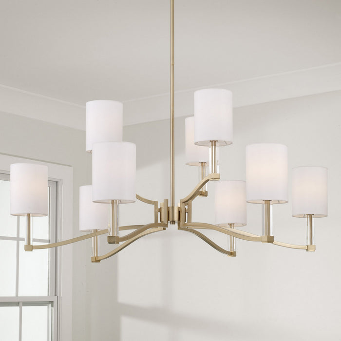 Capital Lighting 457091MA-715 Nine Light Chandelier, Matte Brass (3)