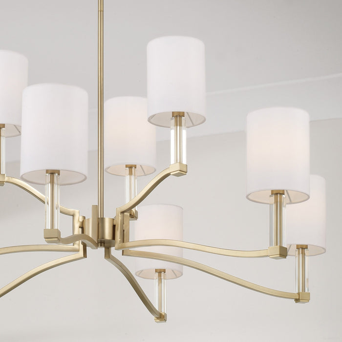 Capital Lighting 457091MA-715 Nine Light Chandelier, Matte Brass (5)