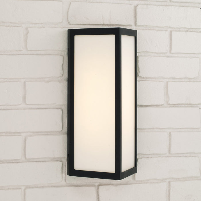 Capital Lighting 954711BK-LD One Light Outdoor Wall Lantern, Black (4)