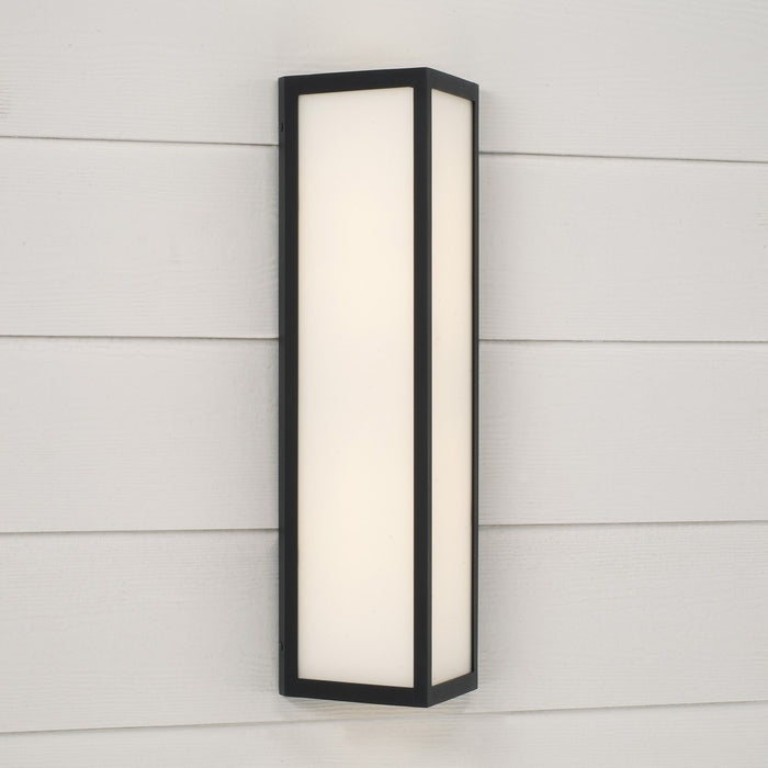 Capital Lighting 954721BK-LD Two Light Outdoor Wall Lantern, Black (4)