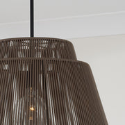 Capital Lighting 956311UK One Light Outdoor Hanging Lantern, Umber and Black (3)