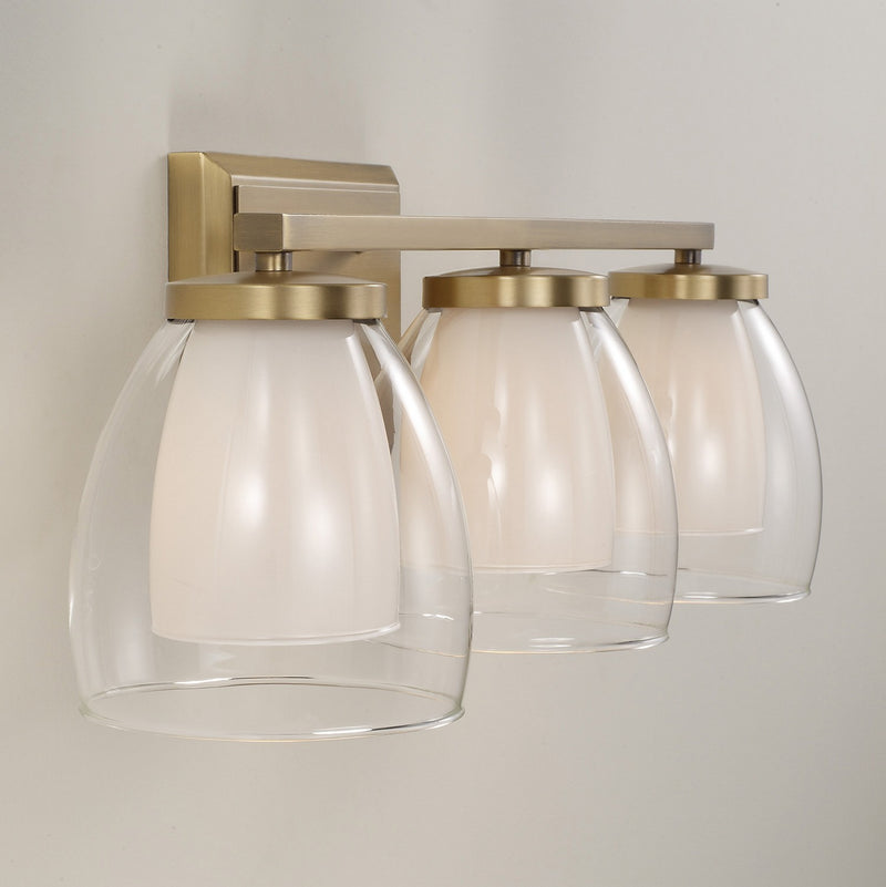 Capital Lighting 155931AD Three Light Vanity, Aged Brass (5)