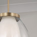 Capital Lighting 355911AD One Light Pendant, Aged Brass (3)