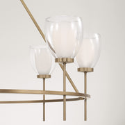 Capital Lighting 455981AD Eight Light Chandelier, Aged Brass (4)