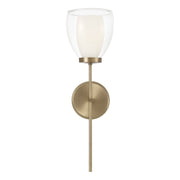 Capital Lighting 655911AD One Light Wall Sconce, Aged Brass (2)