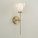 Capital Lighting 655911AD One Light Wall Sconce, Aged Brass (4)