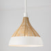 Capital Lighting 353911WE One Light Pendant, Matte White (2)
