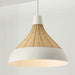 Capital Lighting 353912WE One Light Pendant, Matte White (3)