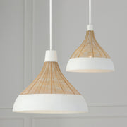 Capital Lighting 353912WE One Light Pendant, Matte White (5)