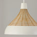 Capital Lighting 353912WE One Light Pendant, Matte White (6)