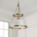 Capital Lighting 355312AD One Light Pendant, Aged Brass (2)