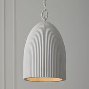 Capital Lighting 356111CE One Light Pendant, Ceramic White (3)