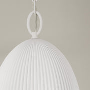 Capital Lighting 356111CE One Light Pendant, Ceramic White (4)