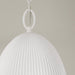 Capital Lighting 356111CE One Light Pendant, Ceramic White (4)