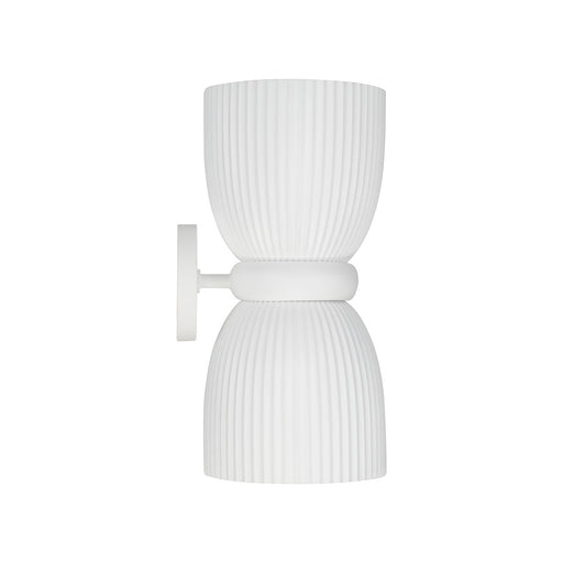 Capital Lighting 656121CE Two Light Wall Sconce, Ceramic White (2)