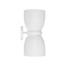 Capital Lighting 656121CE Two Light Wall Sconce, Ceramic White (2)
