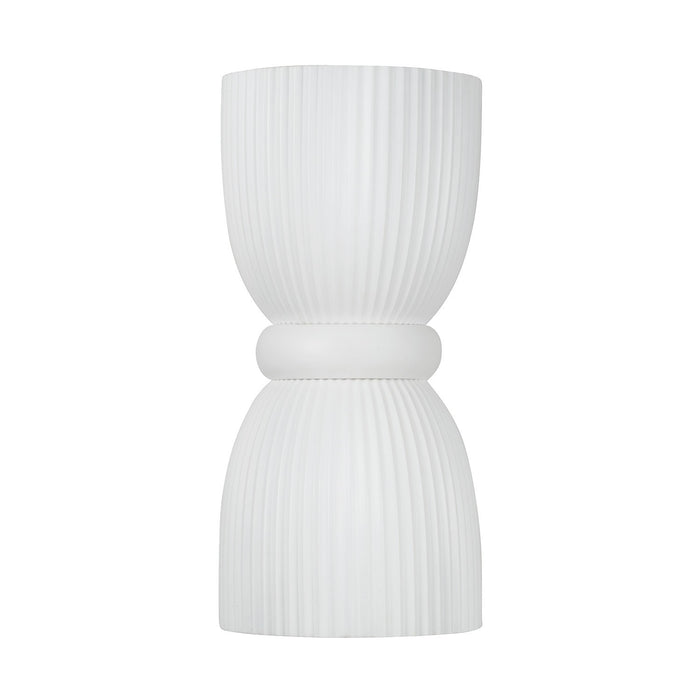 Capital Lighting 656121CE Two Light Wall Sconce, Ceramic White (3)