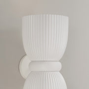 Capital Lighting 656121CE Two Light Wall Sconce, Ceramic White (6)