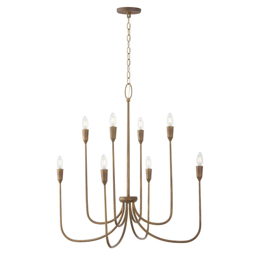 Capital Lighting 456881MZ Eight Light Chandelier, Mystic Bronze (2)