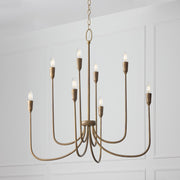 Capital Lighting 456881MZ Eight Light Chandelier, Mystic Bronze (3)