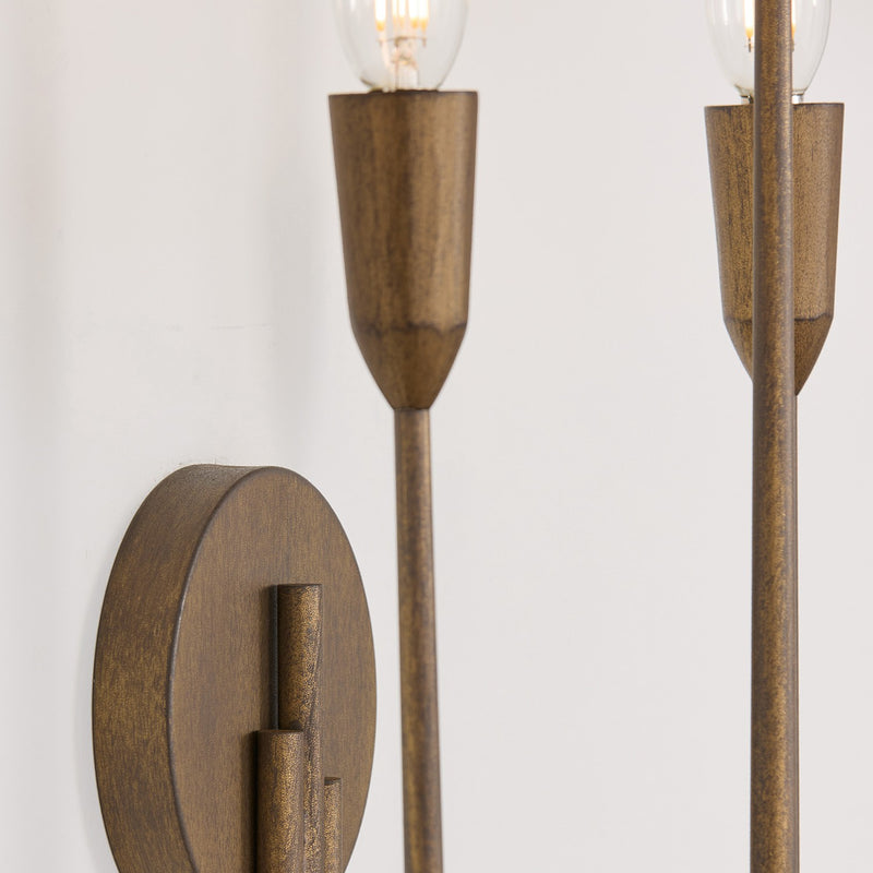 Capital Lighting 656831MZ Three Light Wall Sconce, Mystic Bronze (5)