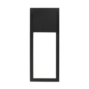 Capital Lighting 956012BK-GL One Light Outdoor Wall Lantern, Black (2)