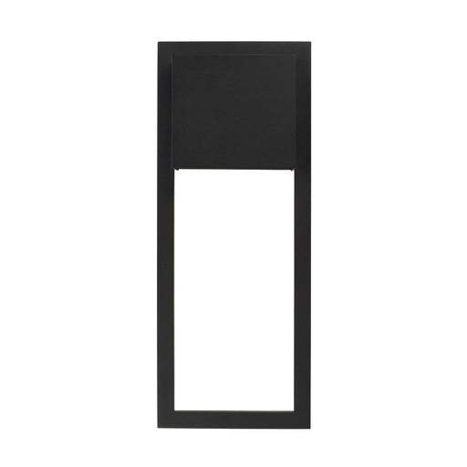Capital Lighting 956012BK-GL One Light Outdoor Wall Lantern, Black (2)