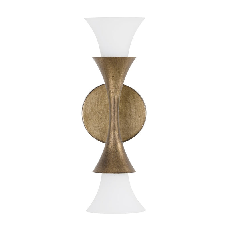 Capital Lighting 655721ML Two Light Wall Sconce, Mystic Luster (2)