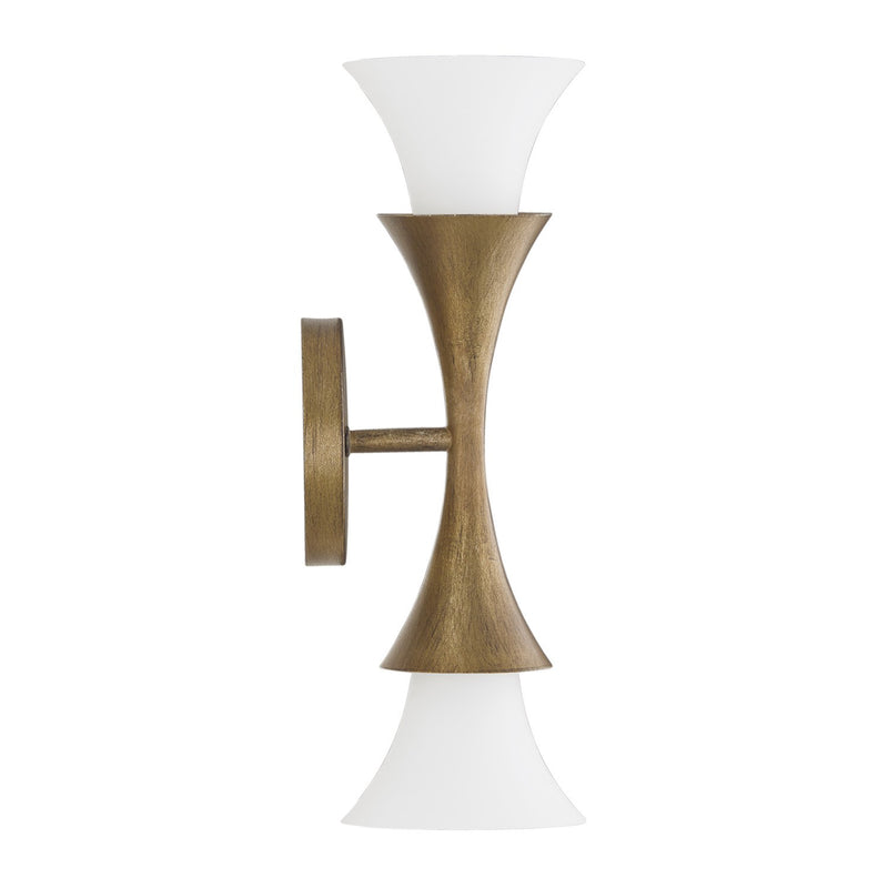 Capital Lighting 655721ML Two Light Wall Sconce, Mystic Luster (3)