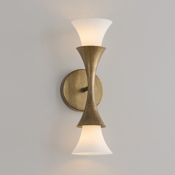 Capital Lighting 655721ML Two Light Wall Sconce, Mystic Luster (4)