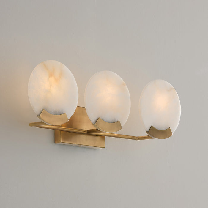 Capital Lighting 154631AD Three Light Vanity, Aged Brass (4)